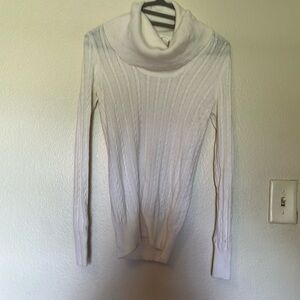 JCrew cableknit cowl neck sweater